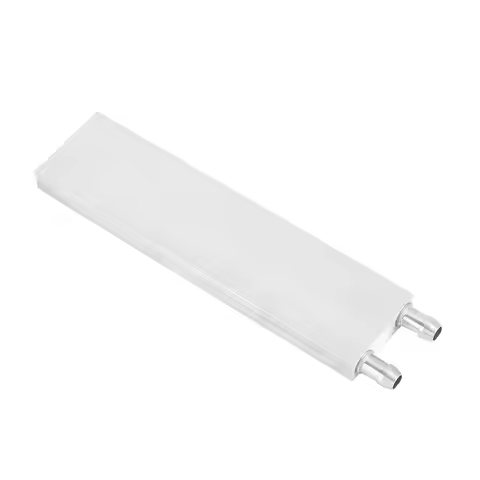 Silver Aluminum Alloy Heat Sink 40x80mm/40x120mm/40x160mm/40x200mm horizontal water outlet Water Coo