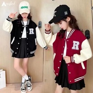 UNISEX BASEBALL JACKET FOR GIRLS AND BOYS SIZES 1 2 3 4 5 6 7 8 9 10 11 12 13