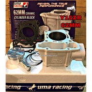 BLOCK Y15ZR 62MM  (FORGED PISTON)  (100% ORIGINAL) UMA RACING BLOCK Y15ZR 62MM