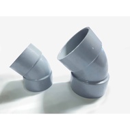 PVC 45° Elbow/ Penyambung Paip PVC Elbow 45°/ PVC Pipe Fitting 45° Elbow