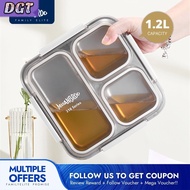 DGT Finland MISANBROO 316 Stainless Steel Insulated Lunch Box For Office Workers Large-Capacity Bent