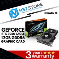 GIGABYTE GEFORCE RTX 3060 EAGLE 12GB GDDR6 GRAPHIC CARD - GV-N3060EAGLE-12GD