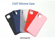 C107 Samsung A12 Colourful Ultrathin Silicone Matte Soft Case