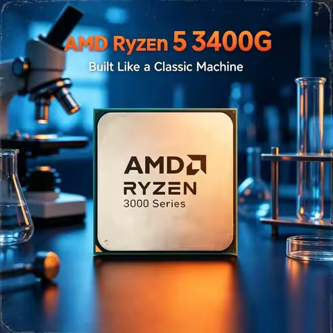 Socket AM4 AMD Ryzen 5 3400G Desktop Processor 4 Core 8 Thread Radeon Vega 11 Graphics For Office PC