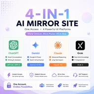 [FAST 4 IN 1 PRIVATE] Claude AI PRO | CPT | GEMINI | GROK [MIRROR SITE]