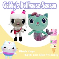 25cm Gabby's Dollhouse Plush Toy Mercat Cartoon Stuffed Animals Mermaid Cat Mermaid Plushie Dolls Children Christmas Gifts