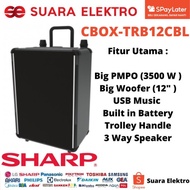 SPEAKER SHARP CBOX-TRB12CBL