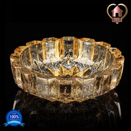 Gold Crystal Cigarette Ashtray - Crystal Ashtray PREMIUM QUALITY