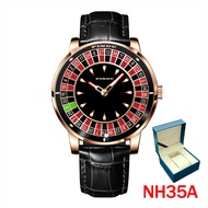 [TWOS] 2024 New Pindu the Jacob & Co. Casino NH35A Automatic Watch Men Stainless Steel WaterProof Me