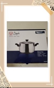 Buffalo 牛頭牌 24cm          6公升加厚底不銹鋼煲