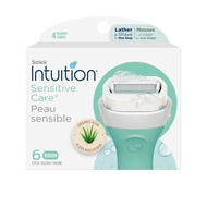 INTUITION Schick Refill, Razors for Women Sensitive Skin | Intuition Razor Blades Refill with Organi