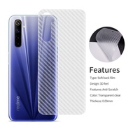 Realme 9i 9 Pro Plus Carbon Fiber Back Film for Realme 8 7 6 5 Pro 8i 7i 6i 5i 5s Screen Protector S