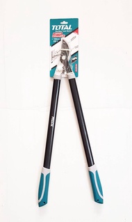 Total กรรไกรตัดกิ่งไม้ด้ามเหล็กหุ้มยาง กรรไกรตัดกิ่งด้ามยาว ขนาด 29 นิ้ว รุ่น THT1527101 ( Hedge She