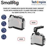 SMALLRIG CAGE KIT/HAWKLOCK QUICK RELEASE CAGE/MOUNT PLATE WITH AIRTAG SLOT/CLAMP FOR USB-C CABLE For
