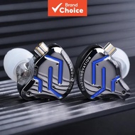 KZ Zsn Pro Earphones 2 Wired Bass Sound HiFi Hybrid Dual Driver Headphones In-Ear Monitor Detachable