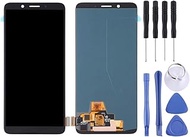 YOYOKI LCD Screen and Digitizer Full Assembly for OPPO R11s (Black) (Color : Black)