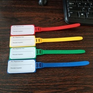 Tagging Heavy Equipment Inspection TAG Color Rubber Material