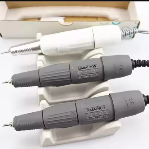 STRONG 210 45000RPM 35K & 45K RPM Micromotor Polishing Nail Drill Pen Machine Handpiece 2.35mm SDE-H