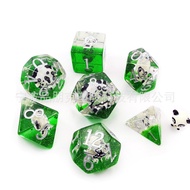 Dice Large Size Dice Panda Set Dice Resin Set MMZH