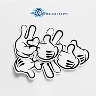 Hand symbol sticker hand sex symbol s_x/