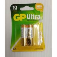 GP ULTRA ALKALINE BATTERY AA 2'S 1.5V