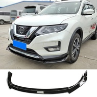 Carbon Paint Splitter for X-Trail Rogue T32 Front Bumper Spoiler Skirts 2019 Car Body Kit Accessorie