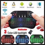 C120/MX3/i8 Wireless Mouse & Keyboard (READY STOCK) 2.4G  (Black & Backlight)