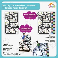 Children's Educational Play Mat/Anti Gadget Toy/Road Mat City Tour Makkah-Madinah Series plus Letter