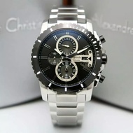 Alghani Watch Jam Tangan Pria Alexandre Christie AC 6532 MC BTBBA Stainless Steel Strap Silver