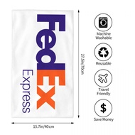 FedEx Logo Absorbent Towel Square Towel Face Towel Beach Hand Towel Bath Towel Towel Running Fitness