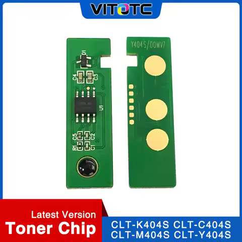 4PCS CLT-K404S CLT-C404S CLT-M404S CLT-Y404S Toner Chip for Samsung CLT-404 CLT 404 SL-C430 C430 C43