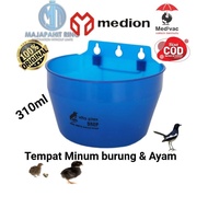 Hanging bird drinking place wire biru C68