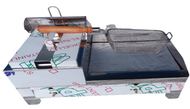 BURGER GRILLER WITH DEEP FRYER AND FREE ACCECORIES / 12X14 BURGER GRILLER
