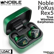 Noble Audio FoKus Rex5 5Driver 1PMD+3BA+1DD True Bluetooth NoiseCancelling InEar Earphone with Micro