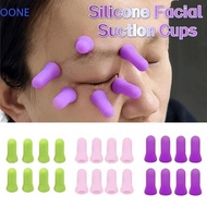 OONE 8/12Pcs Mini Cupping Cups, Portable Vacuum Suction Silicone Facial Suction Cups, Anti Cellulite