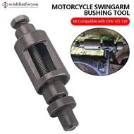 Wishlistforyou Motorcycle Swingarm Bushing Tool Engine Remover Pivot Bearing Removal & Installation 