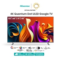 Hisense 55-85 inch 4K Quantum Dot ULED Google TV / QLED / HDR10 / Dolby Vision Atmos / 120 HRR - Q6N