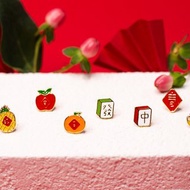 過年發大財 new year 麻將 金元寶 吉祥 新年禮物 紙盒包裝