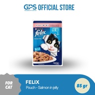 FELIX CAT ADULT SALMON WET FOOD POUCH WET CAT FOOD 85GR