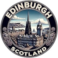Edinburgh Scotland Souvenir Die-Cut Flat Decorative Flat Magnet