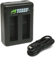 Wasabi Power HERO10, HERO9 Dual Battery Charger Compatible with GoPro HERO10 Black &amp; HERO9 Black