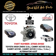 [ TOYOTA ALTERNATOR ] TOYOTA WISH ZNE10 2.0cc, CAMRY ACV40, CAMRY ACV41, CAMRY ACV50 ALTERNATOR ASSE