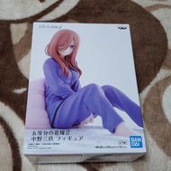 The Quintessential Quintuplets: Miku Nakano Figure, Pajamas Ver., Banpresto