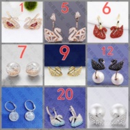 Series Swan Black Swan Blue Swan Earrings White Swan Swan Earrings Swan Earrings Red F83Y