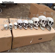 [Jettingbuy] Hoa Mô Hình Đầu Lâu Nhân Tạo Halloween Xương Sọ Đồ Trang Trí Bộ Xương Kinh Dị Đáng Sợ