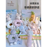 American bunnies Baby Lamb Rattle Toy 0-2 Years Old Newborn Rabbit Comforting Doll Dog Bay Rabbit