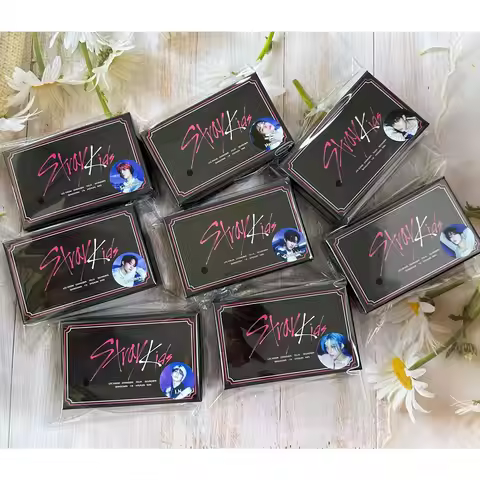 SKZOO Kpop StrayKids Fans Gift Box 55 Lomo Cards 94Stickers Set Keychain Standee Bookmark Hyunjin FE