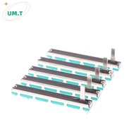 UM.T 5 Pcs 75 MM Double B10K Oril B10KX2 Behringer Pot Mixer Fader