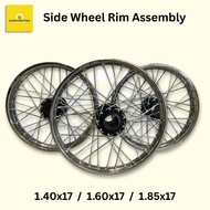 Side Wheel Rim Assembly for Motorcycle 1.40x17/1.60x17/1.85x17