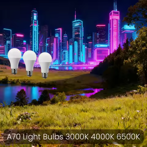 1-10P E27 Medium Base Light bulb A70 Light Bulbs 3000K 4000K 6500K LED Light Bulb 20Watt 1800LM 2000